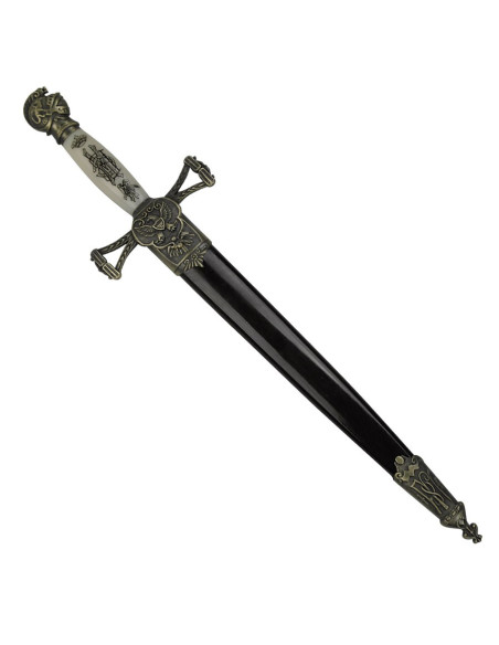 Daga medieval con vaina (35 cms.)