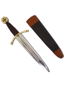 Daga templaria con vaina