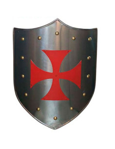Escudo Cruz Templaria Roja