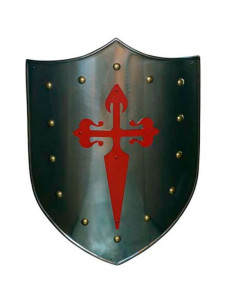Escudo Cruz Santiaguista Roja