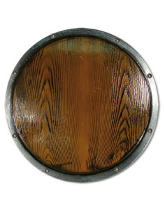 gebogen schild Drakengezicht rond houten Vikingschild Accessoires Hoeden & petten Helmen Militaire helmen middeleeuws krijgerschild 