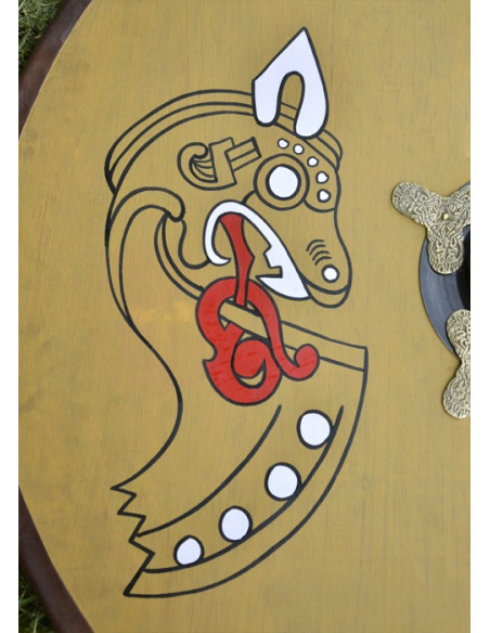 Wikingerschild aus Holz