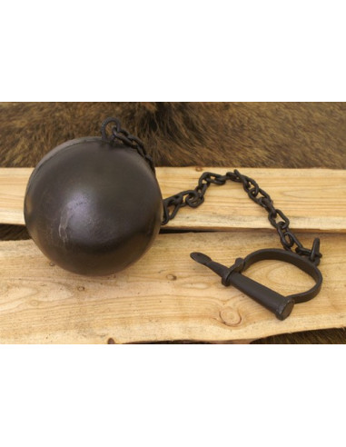 Preludio Mar Analista Grillete con cadena y bola ⚔️ Tienda Medieval