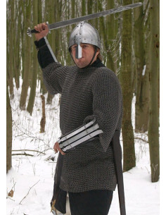 Zwart stalen maliënkolder 2