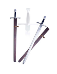Espada medieval funcional con vaina