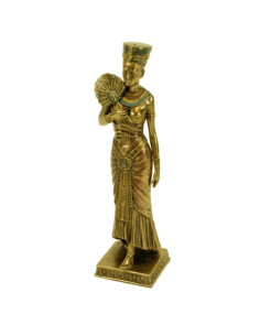 Ägyptische Königinfigur mit Fächer