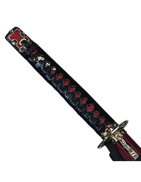 Katana decorativa puño trenzado Katana decorativa puño trenzado