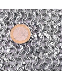 Verzinktes Ringbeutel-Kettenhemd, 9 mm.