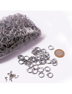Verzinktes Ringbeutel-Kettenhemd, 9 mm.