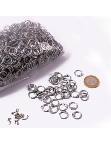 Verzinktes Ringbeutel-Kettenhemd, 9 mm.