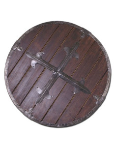 Vikingschild van hout, 61 cm.
