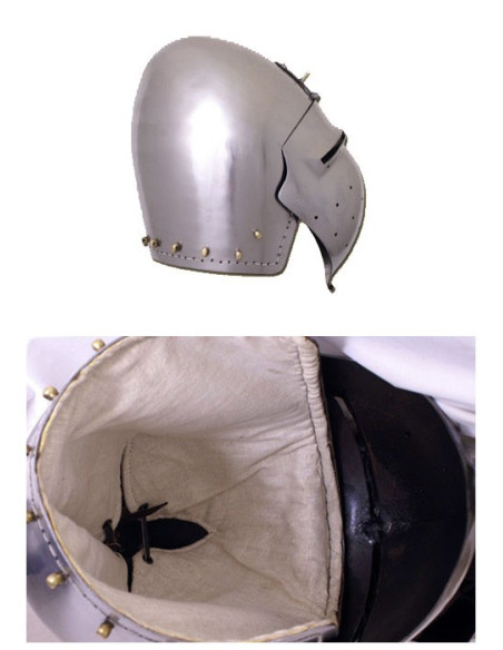 Bacinete alemán con visor, s. XIV
