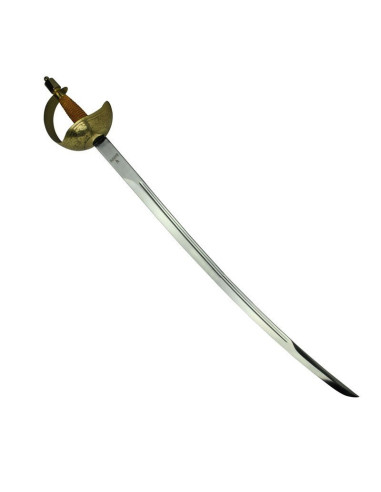 Espada pirata envejecida - 50 cm por 2,25 €