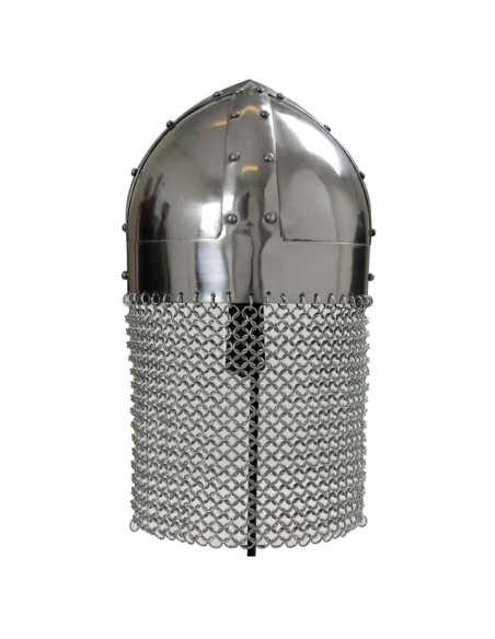Casco Vikingo con cota de malla Casco Vikingo con cota de malla