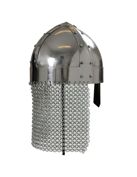 Casco Vikingo con cota de malla Casco Vikingo con cota de malla