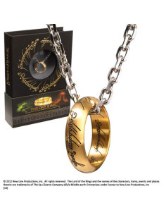 Der Hobbit Als das Gussmetall Kostüm Ring mit Kette NEU & Offiziell in Box