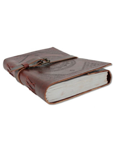 Tagebuch mit Ledereinband