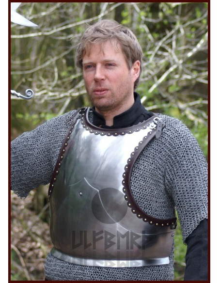 Brystplade i stål (1,6 mm.)