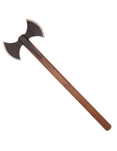 Hacha doble medieval, 85 cms.