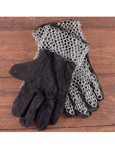 Guantes cota de malla galvanizados