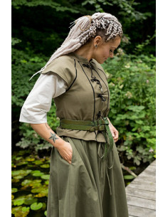 Chaleco medieval mujer Tristan