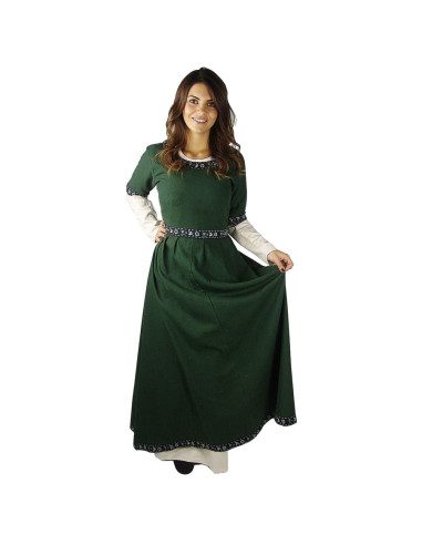 Enin Frau mittelalterliches Kleid