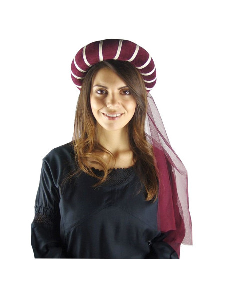 Granatcremefarbener mittelalterlicher Balaca