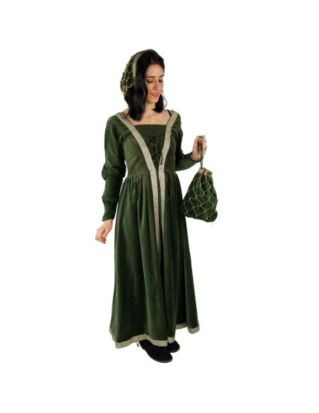 Middeleeuwse edelvrouw snood tas