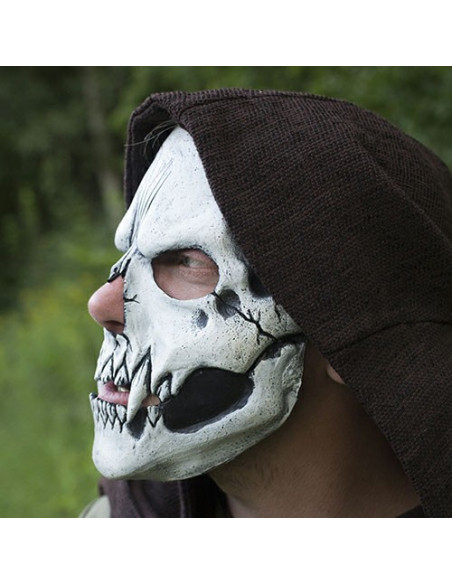 weiße Totenkopfmaske
