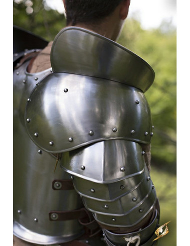 Hombreras guerrero medieval