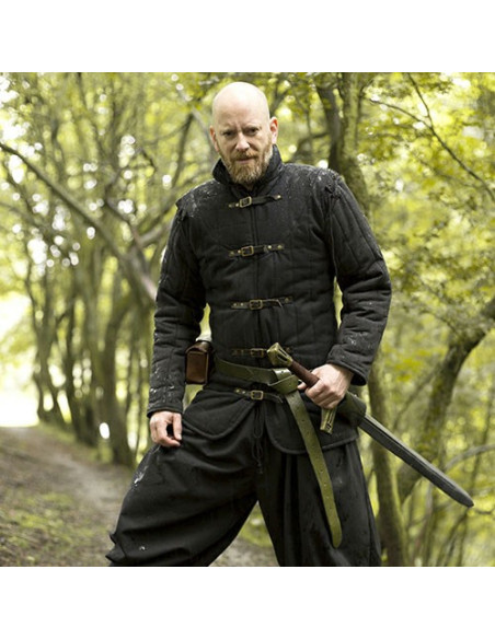 zwarte middeleeuwse garnaal