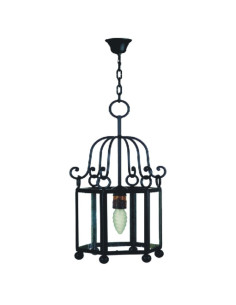 Farol forja cadena, 1 luz