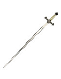 Freimaurerschwert flammendes Silber