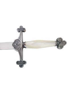 Espada Masónica flamigera plata 2
