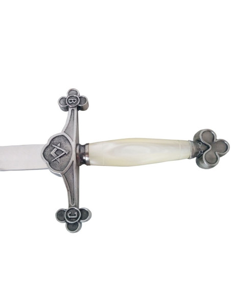 Espada Masónica flamigera plata