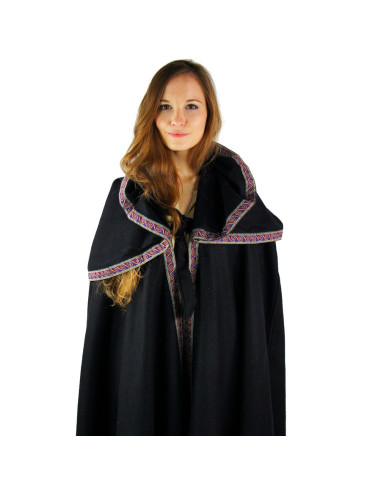Middeleeuwse wollen cape met capuchon ⚔️ Medieval