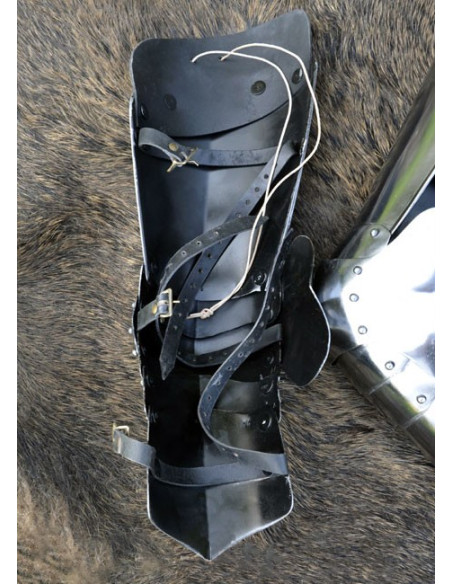 Beskyttelsesben til middelalderlig rustning