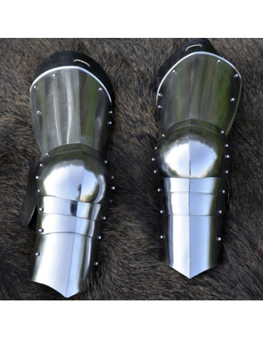 Protección piernas para armadura medieval