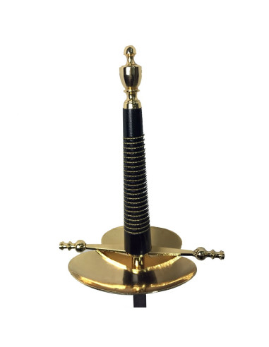 Florete de concha dorado