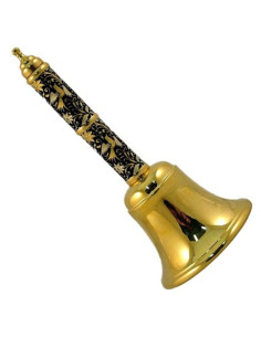 Damascene klokke, 14 cm.