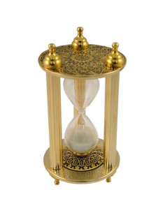 Reloj arena Damasquinado, 11 cms.