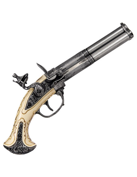 3-løbet pistol, Frankrig S.XVIII