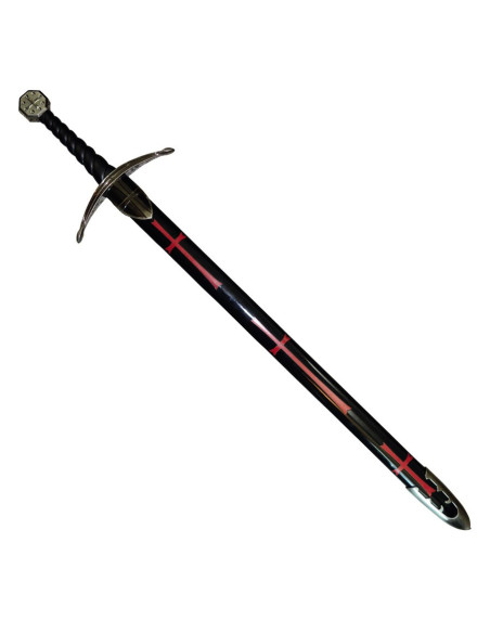 Templarsværd med skede