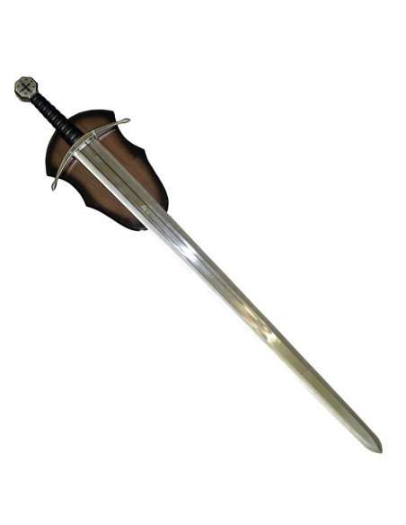 Templerschwert mit Unterstützung