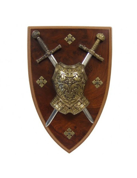 Panoply-Kürass mit Schwertern