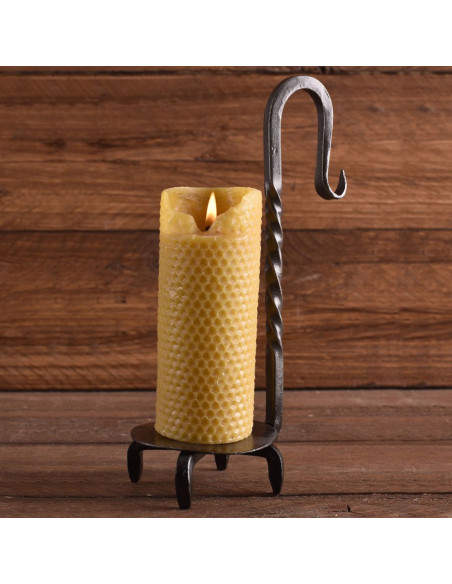 Candelabro forja 1 vela para colgar