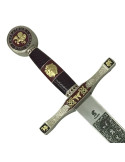 Espada Excalibur latónada, Cadete (75 cms.)