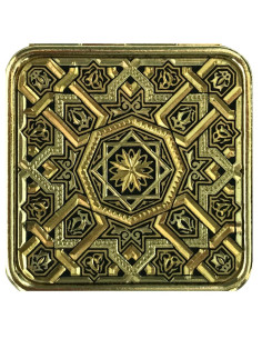 Firkantet Damascene Pilleæske