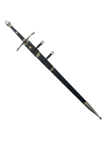 Fantastisches Schwert mit Scheide (129 cm.)