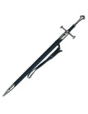 Fantastisk sværd med skede (109 cm.)